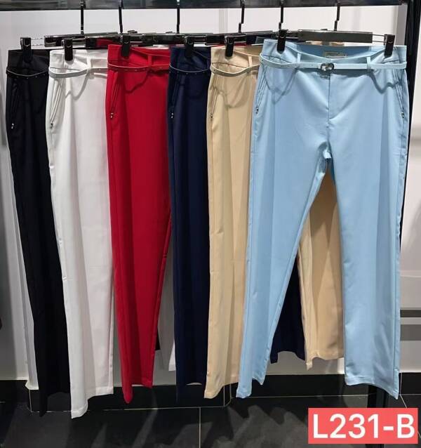 Spodnie damska materiałowe Roz S-2XL, Mix Kolor Paczka 8 szt 1